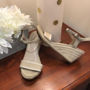 Natural colored espadrilles